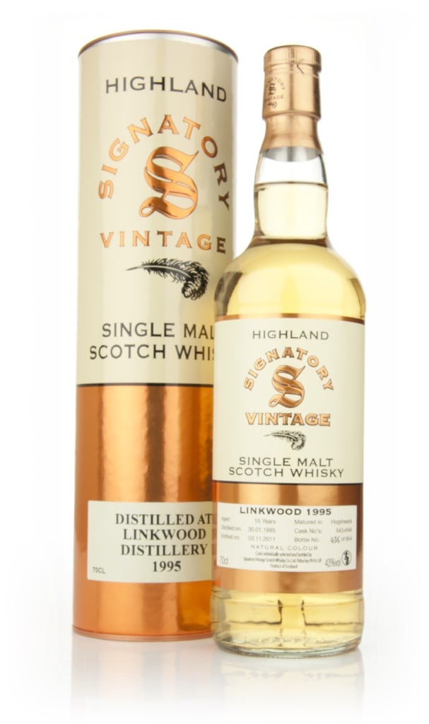 Linkwood 16 Year Old 1995 (Signatory) 70cl product image
