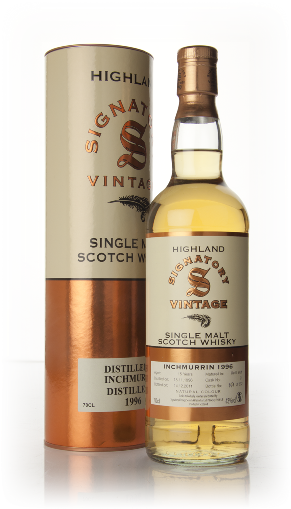 Inchmurrin 15 Year Old 1996 Cask 28 (Signatory) 70cl product image