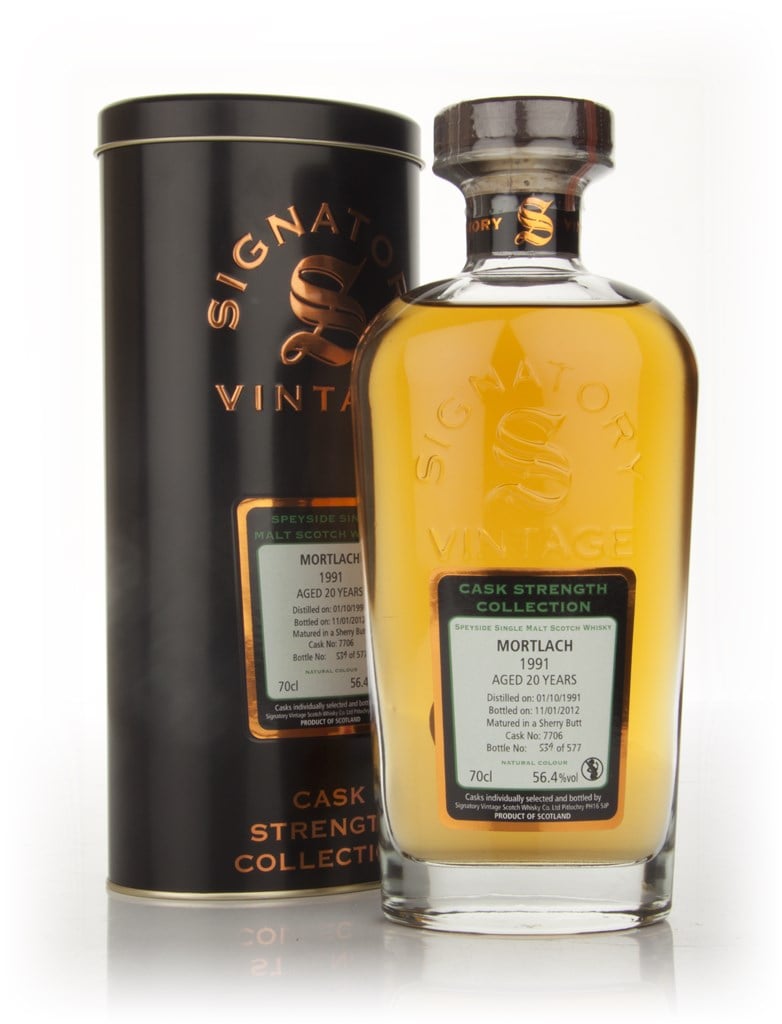 Mortlach 20 Year Old 1991 - Cask Strength Collection (Signatory) 70cl product image