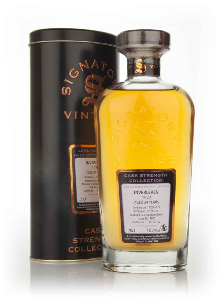 Inverleven 34 Year Old 1977 - Cask Strength Collection (Signatory) 70cl product image