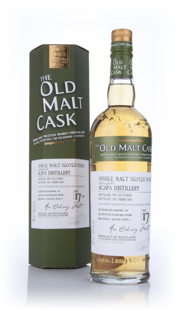 Scapa 17 Year Old 1993 - Old Malt Cask (Douglas Laing)  70cl product image