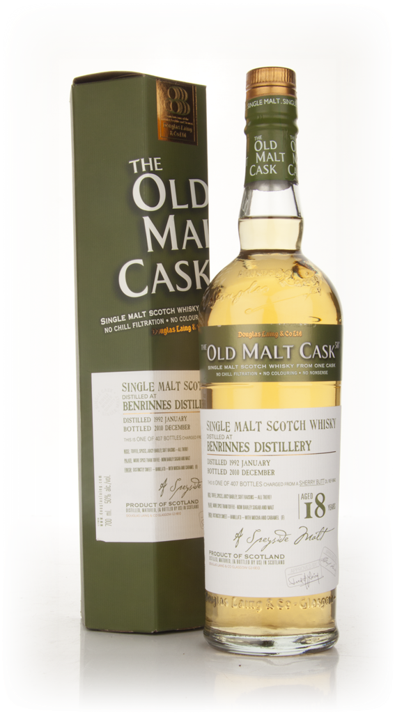 Benrinnes 18 Year Old 1992 - Old Malt Cask (Douglas Laing)  70cl product image