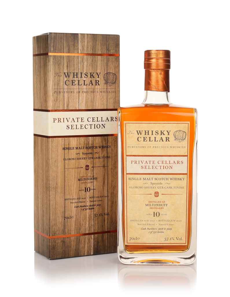 Miltonduff 10 Year Old 2012 (cask 3108 & 3109) - The Whisky Cellar 70cl product image