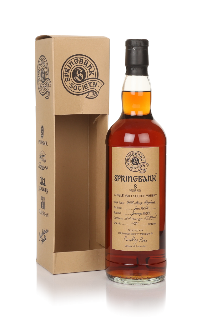Springbank 8 Year Old 2012 - Springbank Society 70cl product image