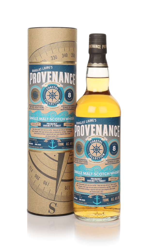 Probably Orkney's Finest 8 Year Old 2015 - Provenance Coastal Collection (Douglas Laing) 70cl product image