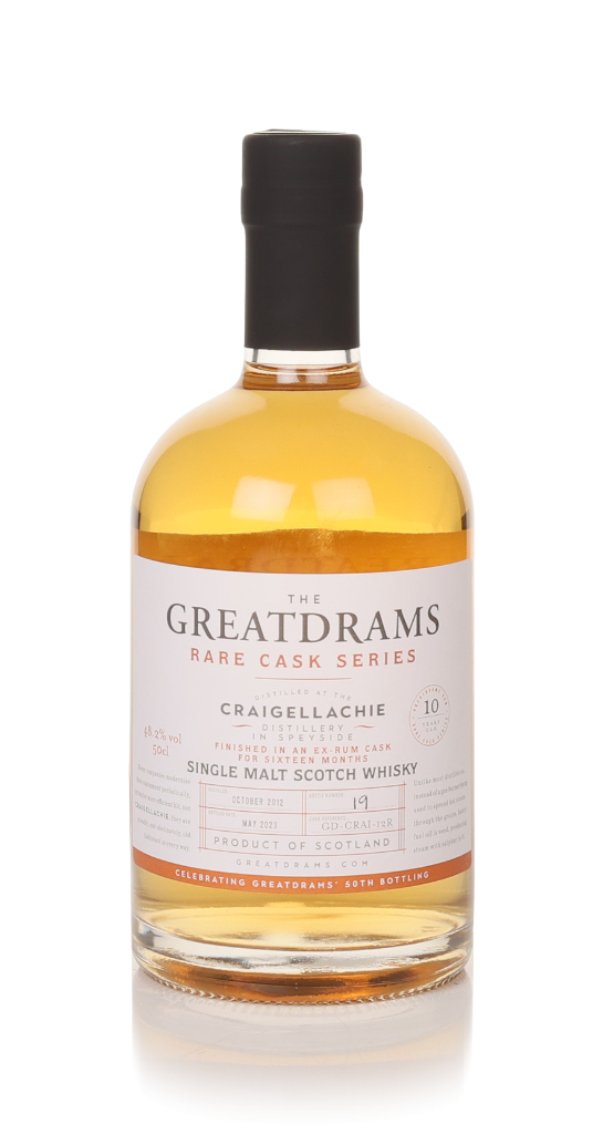 Craigellachie 10 Year Old 2012 (cask GD-CRAI-12R) - Rare Cask Series (GreatDrams) 50cl product image