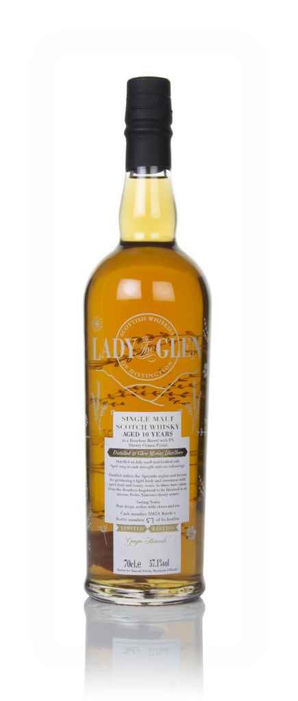 Glen Moray 10 Year Old 2008 (cask 5585A - Batch 2) - Lady of the Glen (Hannah Whisky Merchants) 70cl product image