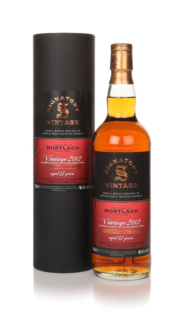 Mortlach 11 Year Old 2012 - Small Batch Edition #1 (Signatory) 70cl product image