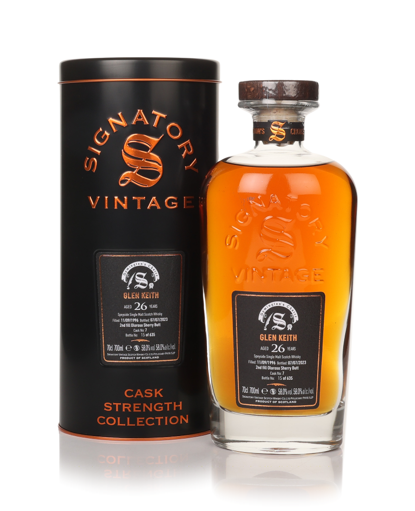 Glen Keith 26 Year Old 1996 (cask 7) - Cask Strength Collection (Signatory) 70cl product image