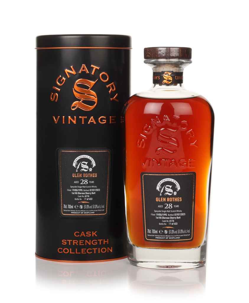 Glenrothes 28 Year Old 1995 (cask 6176) - Cask Strength Collection (Signatory) 70cl product image