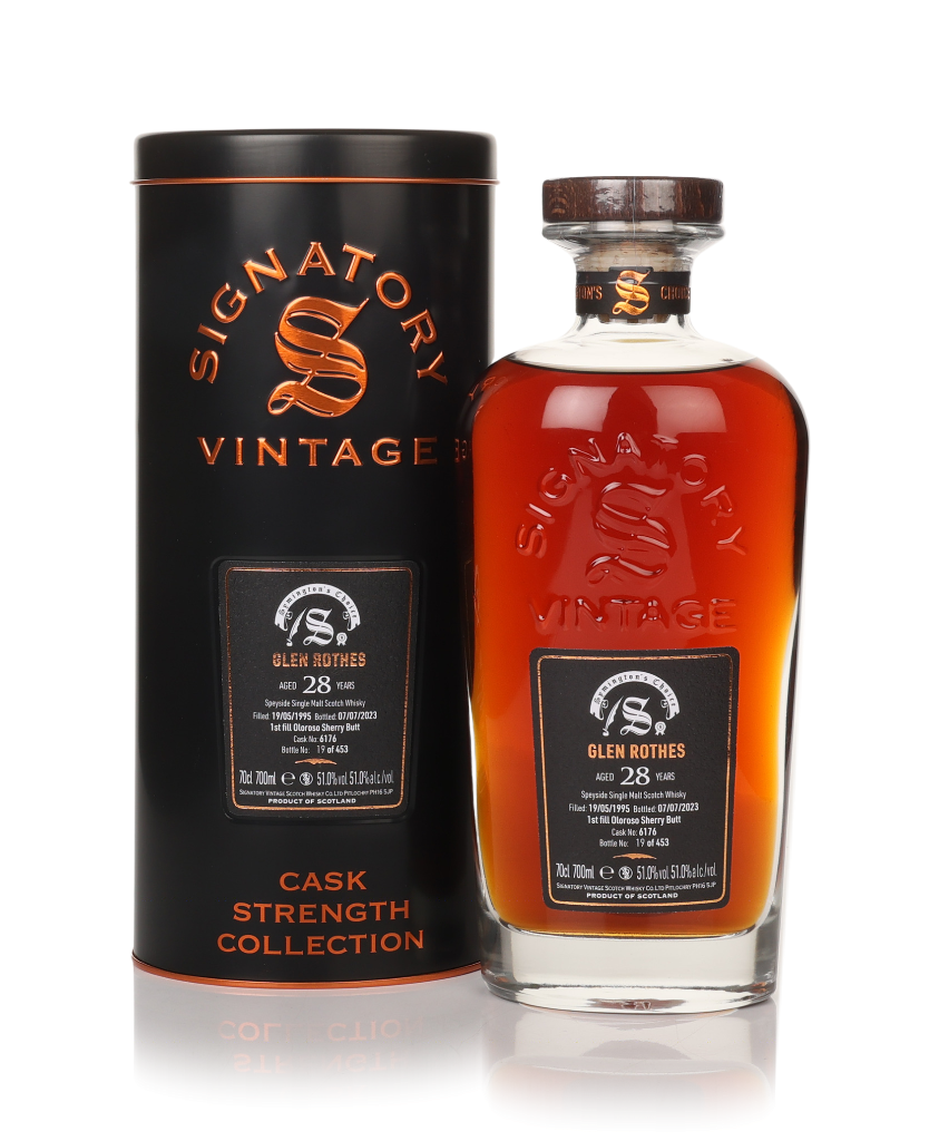 Glenrothes 28 Year Old 1995 (cask 6176) - Cask Strength Collection (Signatory) 70cl product image