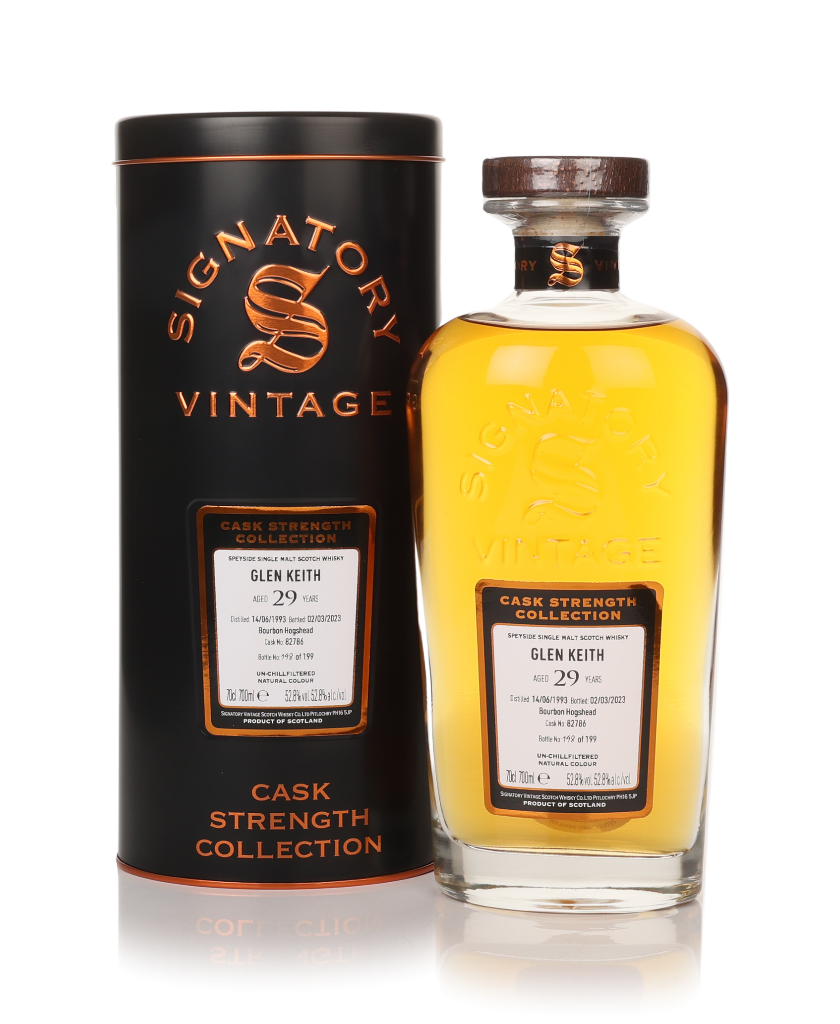 Glen Keith 29 Year Old 1993 (cask 82786) - Cask Strength Collection (Signatory) 70cl product image