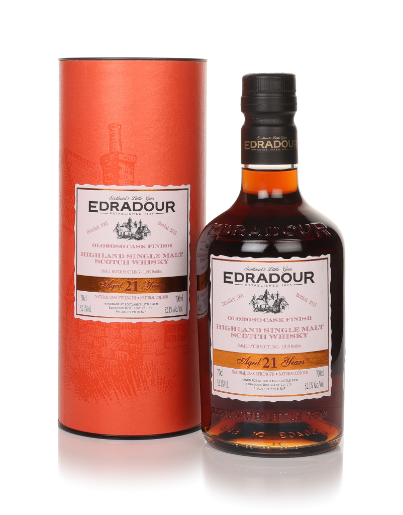 Edradour 21 Year Old 2001 Oloroso Sherry Finish 70cl product image