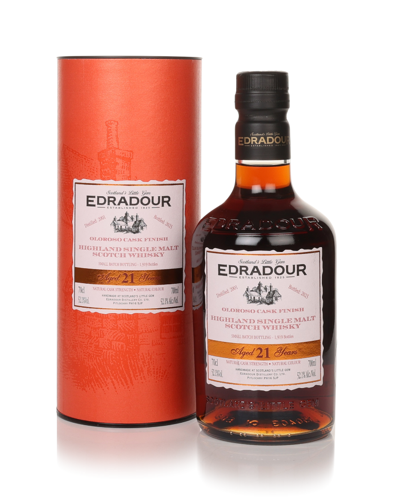 Edradour 21 Year Old 2001 Oloroso Sherry Finish 70cl product image