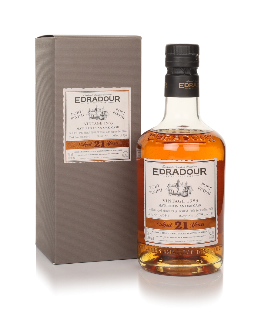 Edradour 21 Year Old 1983 (Cask 04/0544) Port Finish 70cl product image