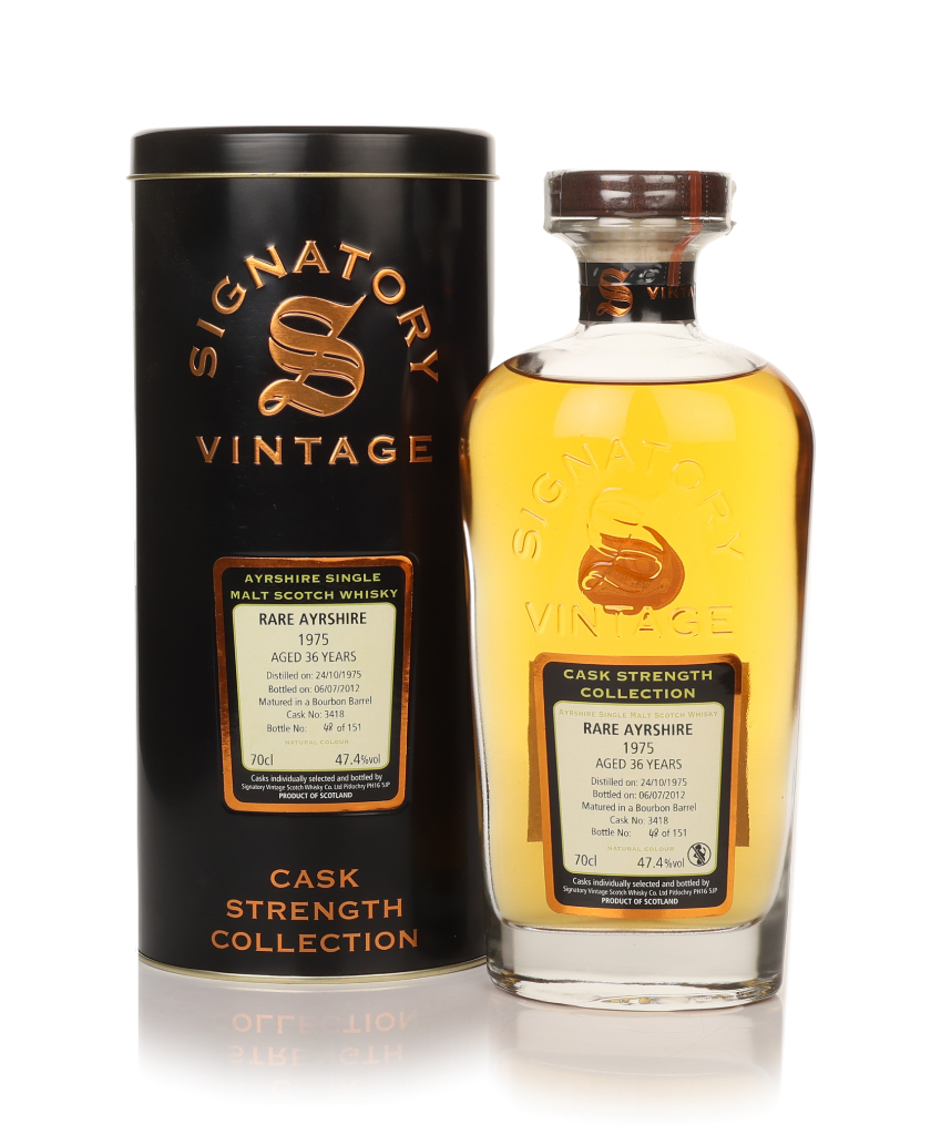Rare Ayrshire (Ladyburn) 36 Year Old 1975 (cask 3418) - Cask Strength Collection (Signatory) 70cl product image