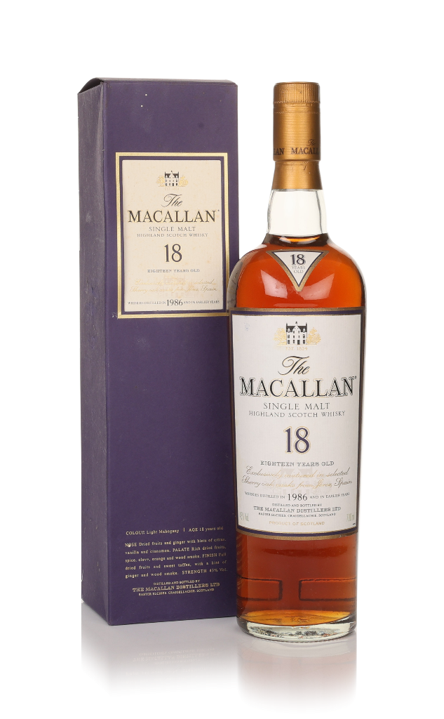 The Macallan 18 Year Old 1986 Sherry Oak 70cl product image