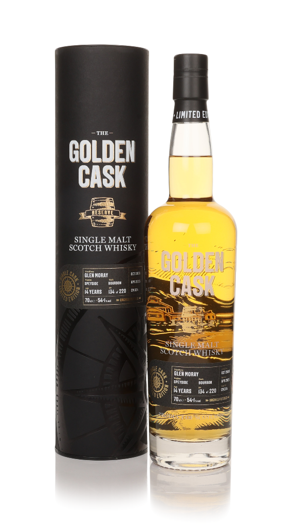 Glen Moray 14 Year Old 2008 (cask CM304) - The Golden Cask (House of MacDuff) 70cl product image
