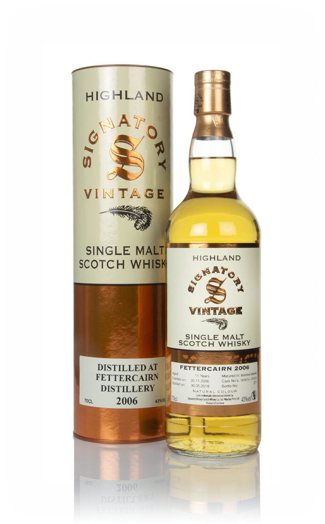 Fettercairn 11 Year Old 2006 (casks 10763 & 10764) - Signatory 70cl product image