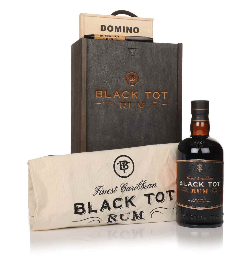 Black Tot Rum Domino Gift Set 70cl product image