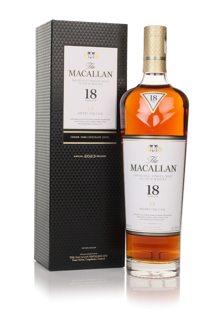 The Macallan 18 Year Old Sherry Oak (2023 Release) 70cl product image