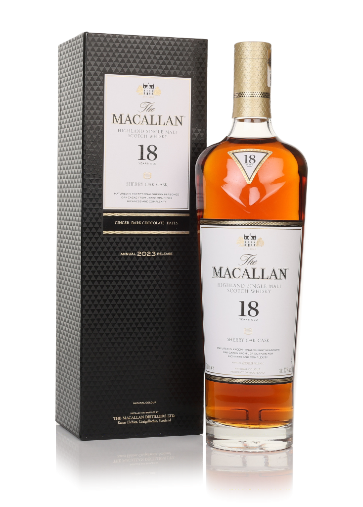 The Macallan 18 Year Old Sherry Oak (2023 Release) 70cl product image