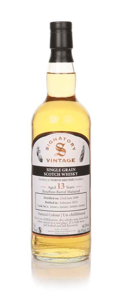 North British 13 Year Old 2009 (cask 260481, 260482 & 260484) (Signatory) 70cl product image