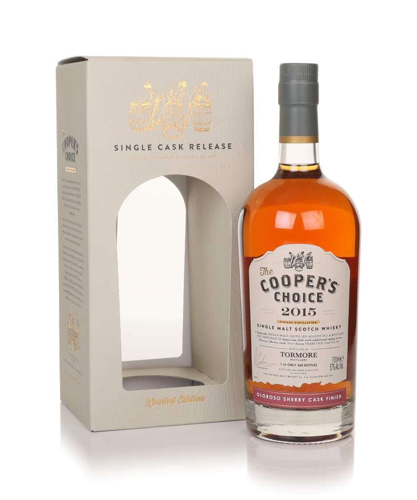 Tormore 7 Year Old 2015 (cask 325) - The Cooper's Choice (The Vintage Malt Whisky Co.) 70cl product image