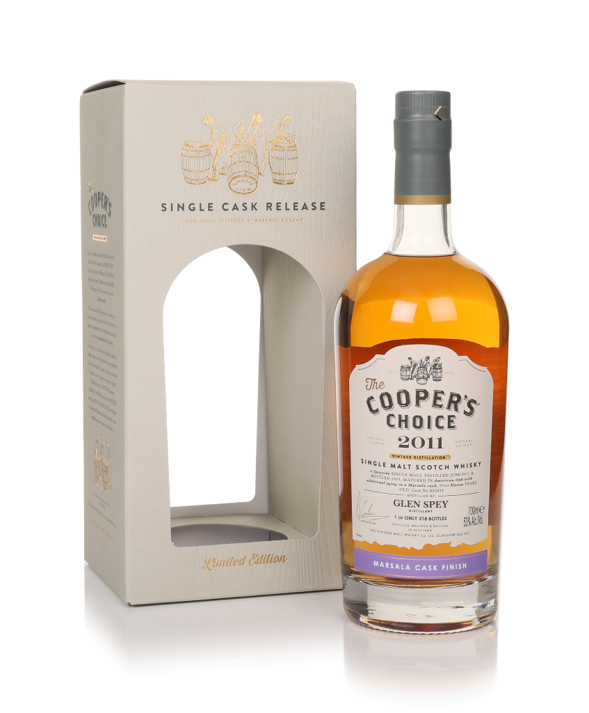 Glen Spey 11 Year Old 2011 (cask 802834) - The Cooper's Choice (The Vintage Malt Whisky Co.) 70cl product image