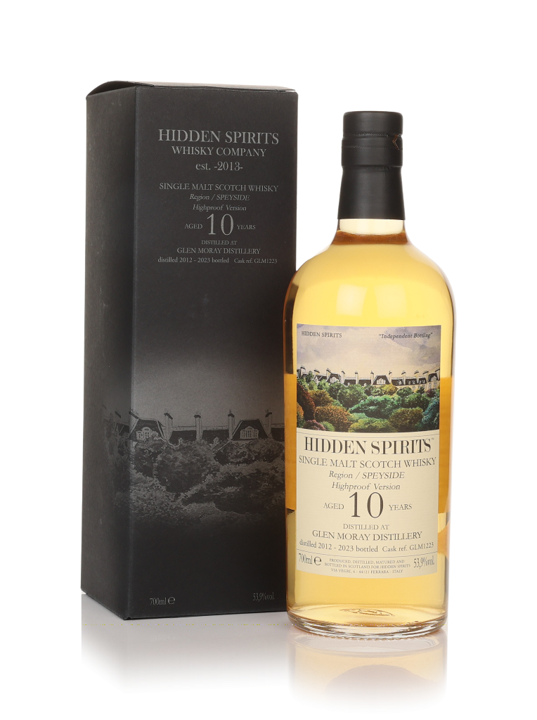 Glen Moray 10 Year Old 2012 (cask GLM1223) - Hidden Spirits 70cl product image