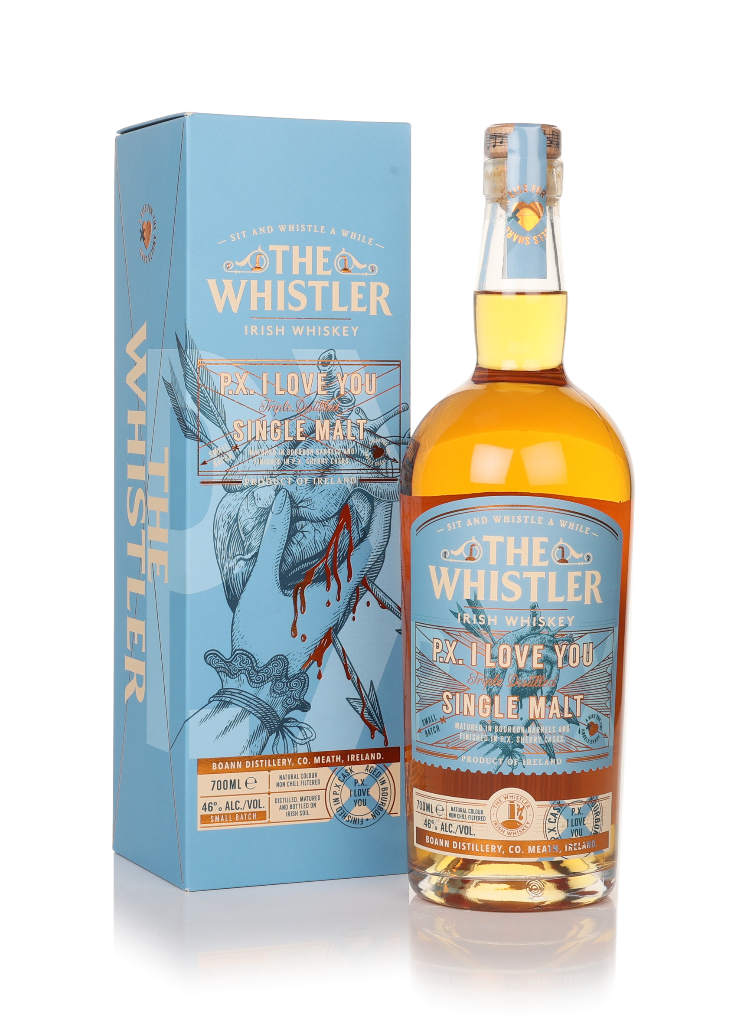 The Whistler PX I Love You Single Malt Irish Whiskey 70cl product image