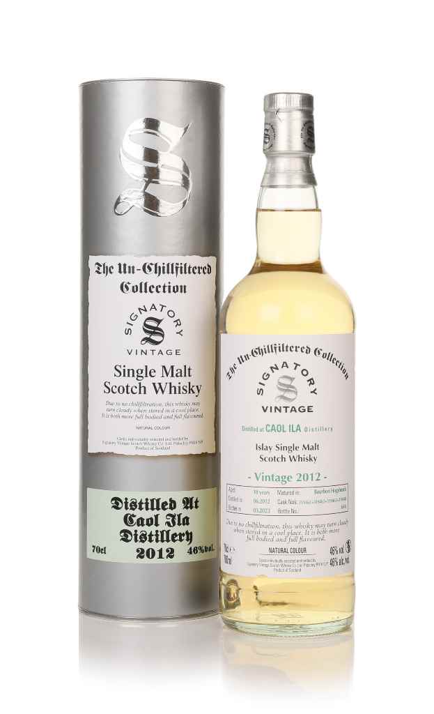 Caol Ila 10 Year Old 2012 (casks 319461, 319462, 319463 & 319488) - Un-Chilfiltered Collection (Signatory) 70cl product image