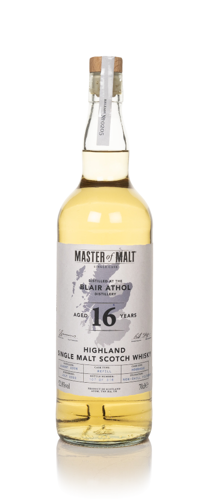 Blair Athol 16 Year Old 2006 Single Cask (Master of Malt) 70cl product image