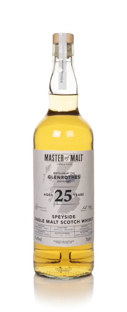 Glenrothes 25 Year Old 1997 Single Cask (Master of Malt) 70cl product image