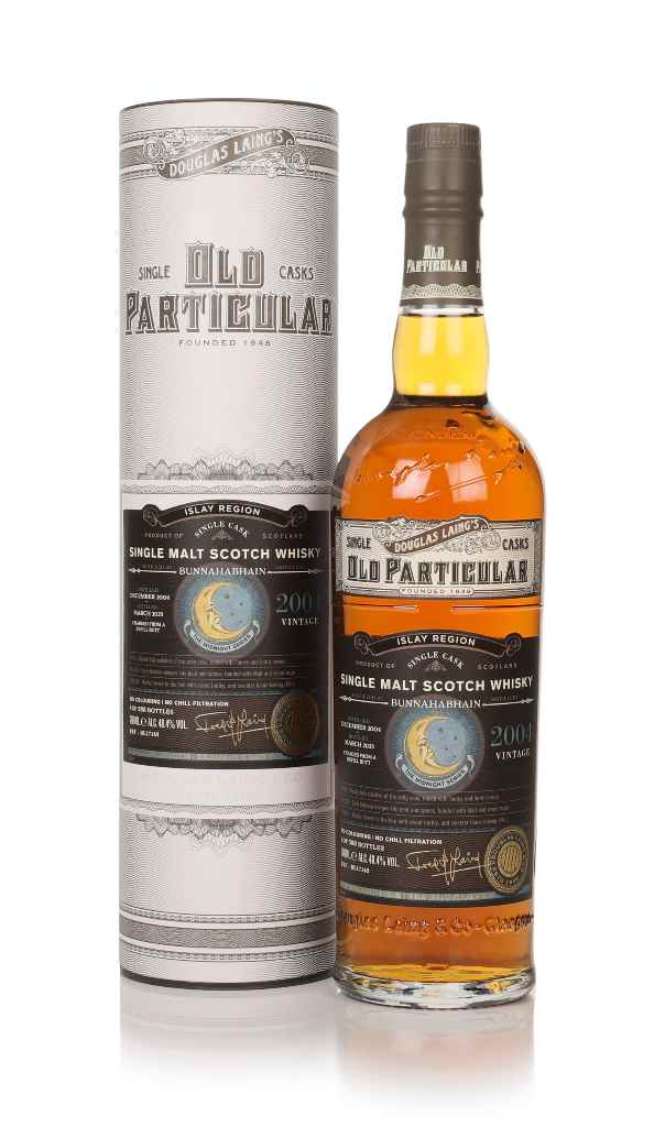 Bunnahabhain 18 Year Old 2004 (cask 17162) - Old Particular The Midnight Series (Douglas Laing) 70cl product image