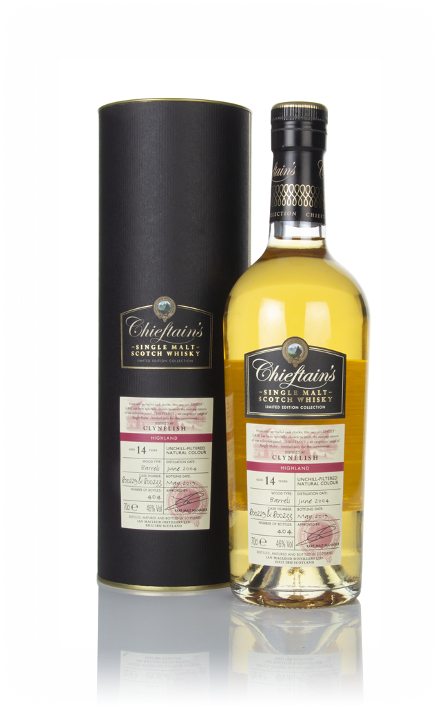 Clynelish 14 Year Old 2004 (casks 800229 & 800233) - Chieftain's (Ian Macleod) 70cl product image