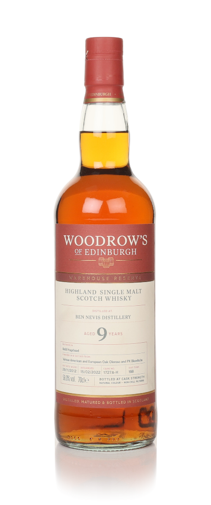 Ben Nevis 9 Year Old 2012 (cask 1727A-H) - Woodrow's of Edinburgh 70cl product image