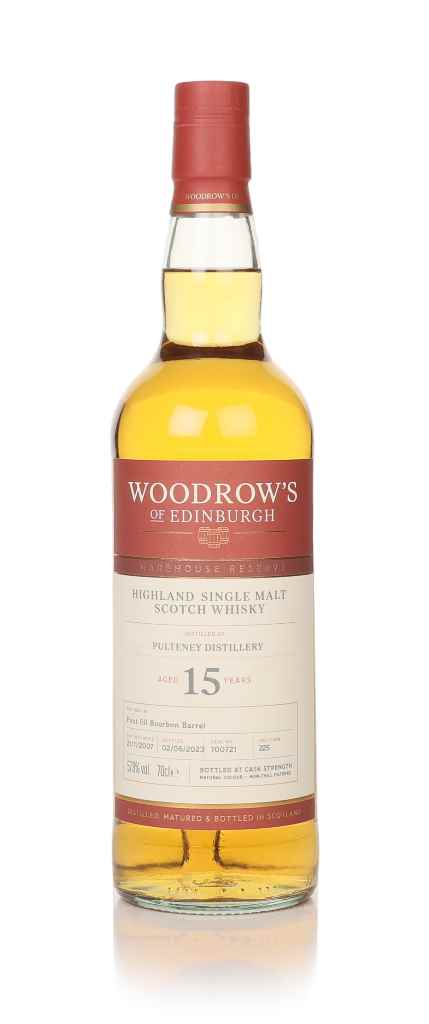 Pulteney 15 Year Old 2007 (cask 700721) - Woodrow's of Edinburgh 70cl product image