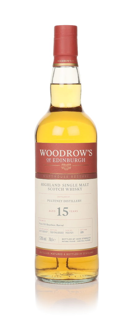 Pulteney 15 Year Old 2007 (cask 700721) - Woodrow's of Edinburgh 70cl product image