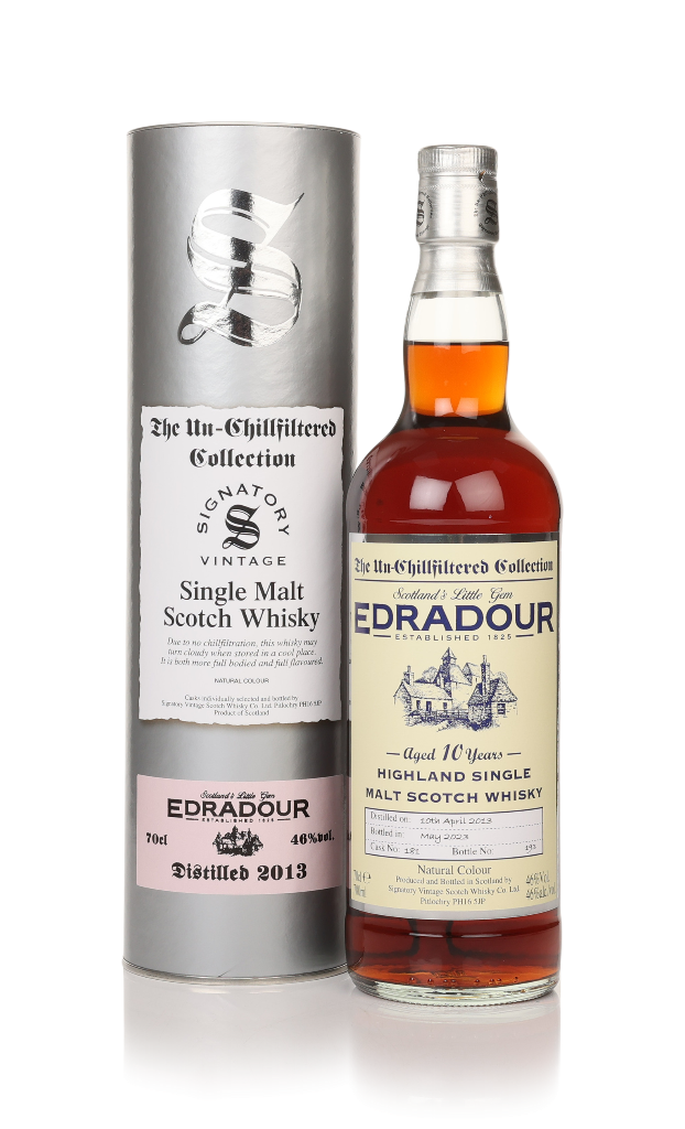 Edradour 10 Year Old 2013 (cask 181) - Un-Chilfiltered Collection (Signatory) 70cl product image