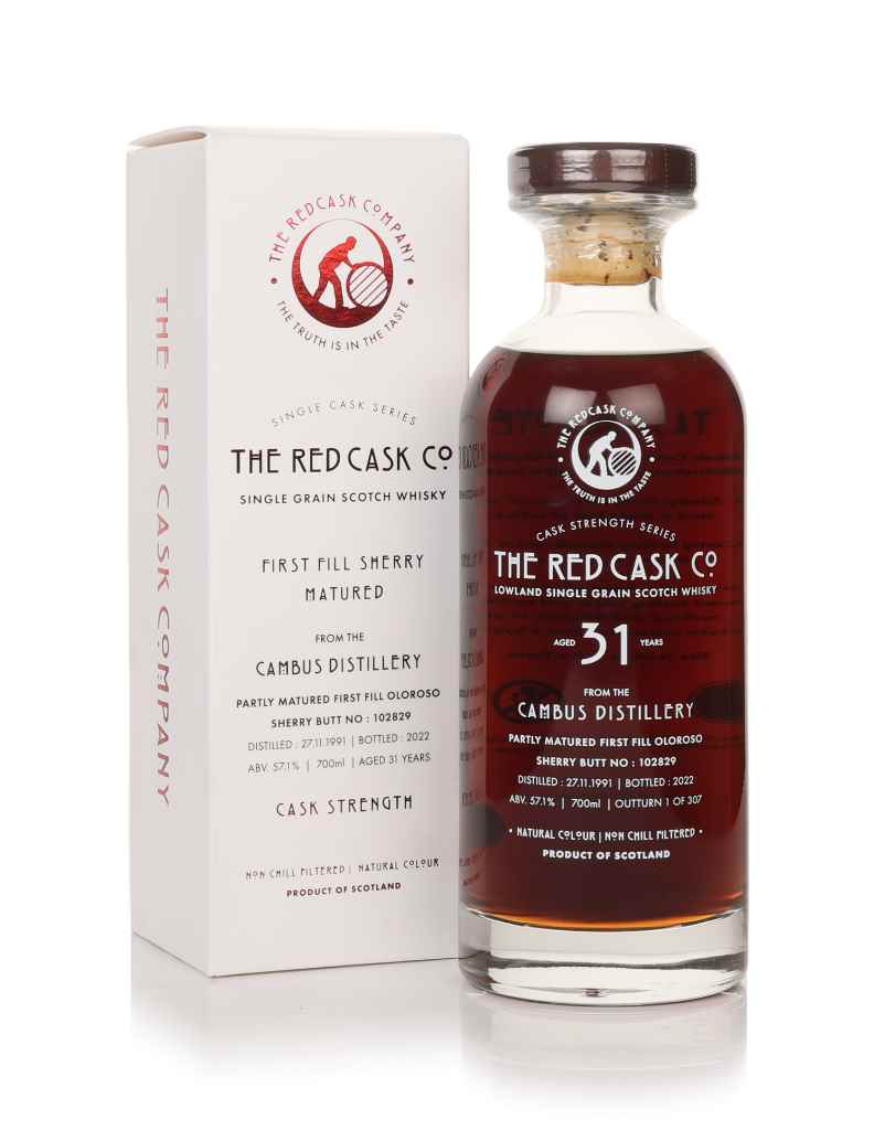 Cambus 31 Year Old 1991 (cask 102829) - Single Cask Series (The Red Cask Company) 70cl product image