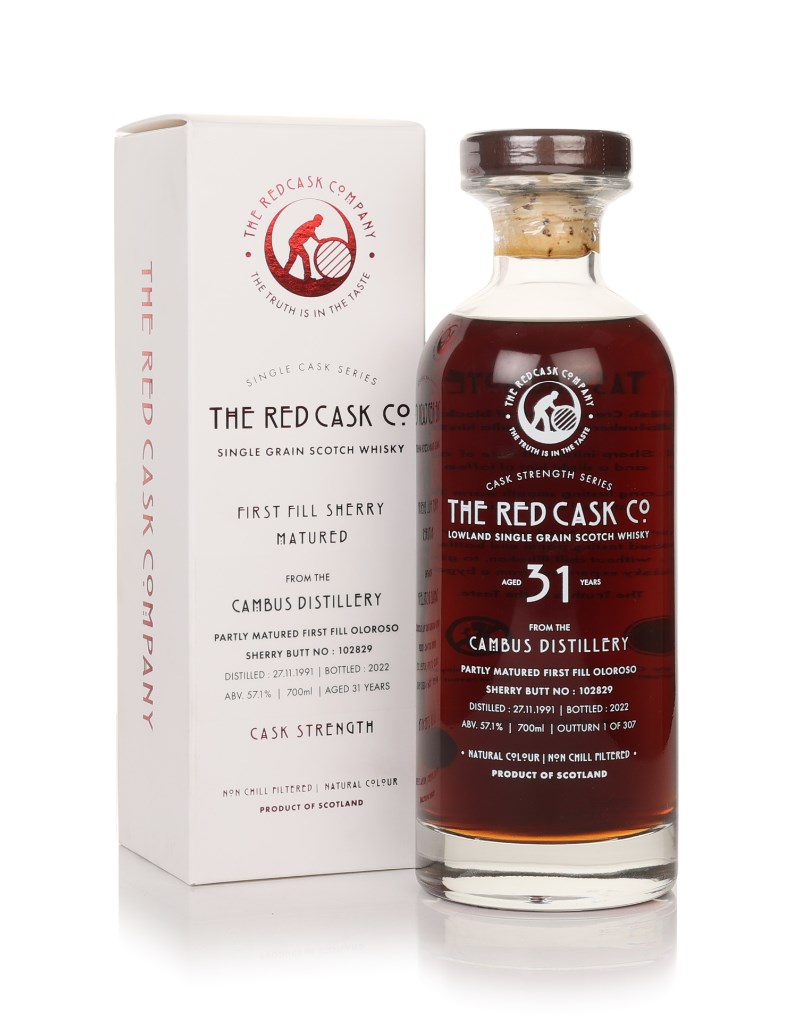 Cambus 31 Year Old 1991 (cask 102829) - Single Cask Series (The Red Cask Company) 70cl product image