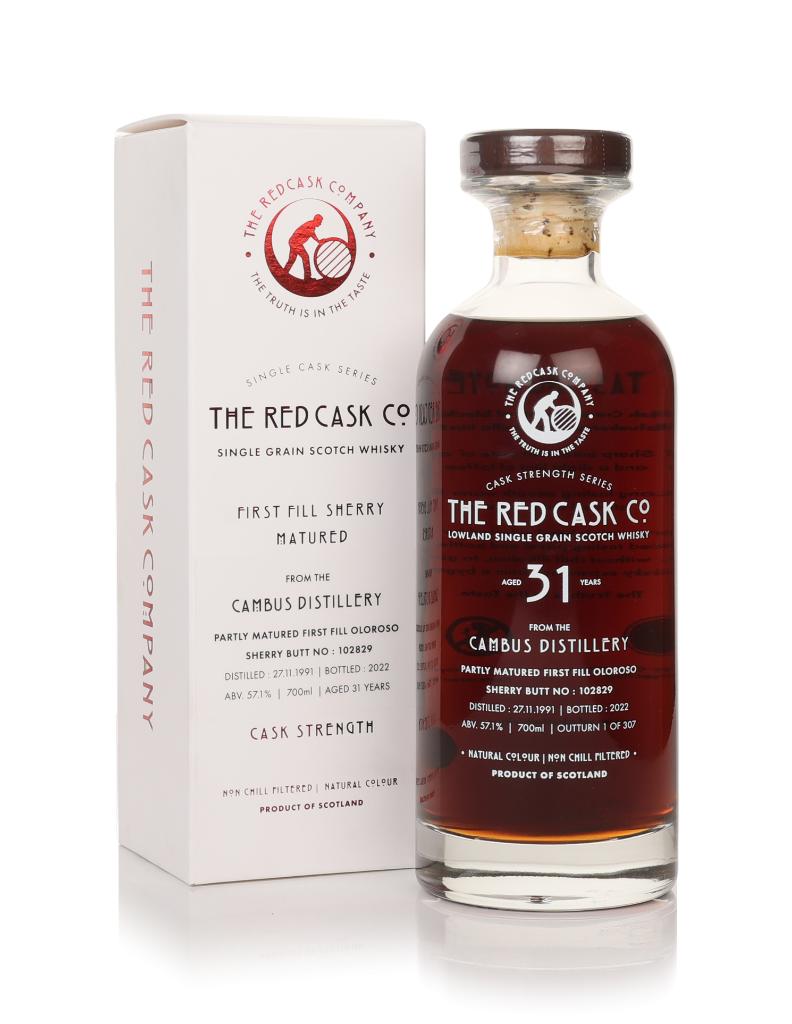 Cambus 31 Year Old 1991 (cask 102829) - Single Cask Series (The Red Cask Company) 70cl product image