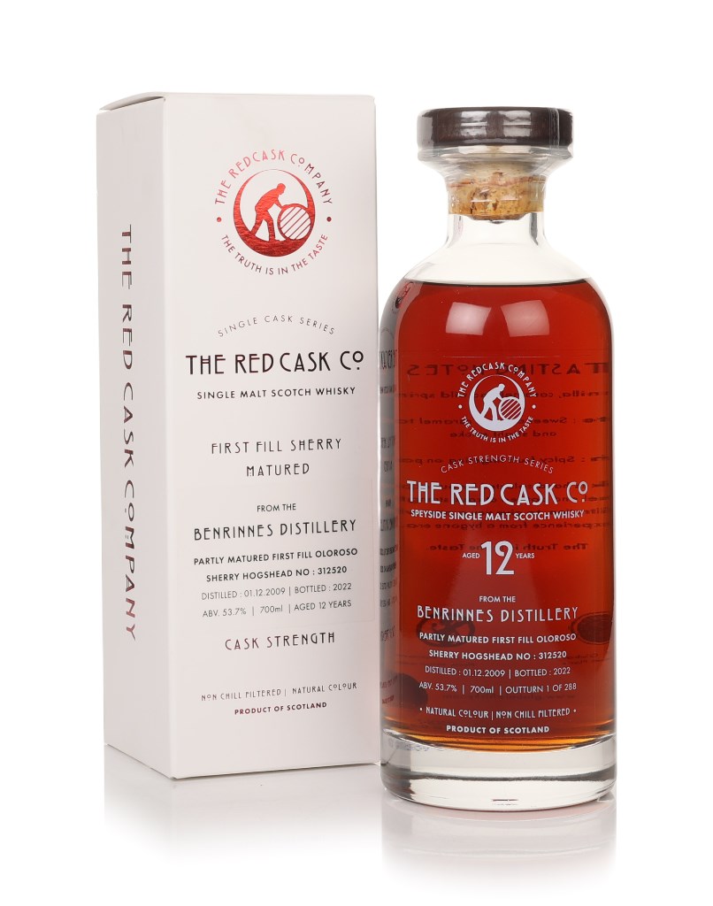 Benrinnes 12 Year Old 2009 (cask 312520) - Single Cask Series (The Red Cask Company) 70cl product image