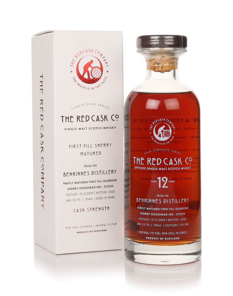 Benrinnes 12 Year Old 2009 (cask 312520) - Single Cask Series (The Red Cask Company) 70cl product image