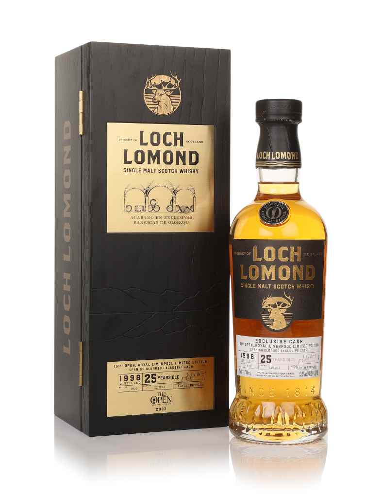 Loch Lomond 25 Year Old 1998 Exclusive Cask (cask 22/292-1) - 151st Open Royal Liverpool 2023 70cl product image