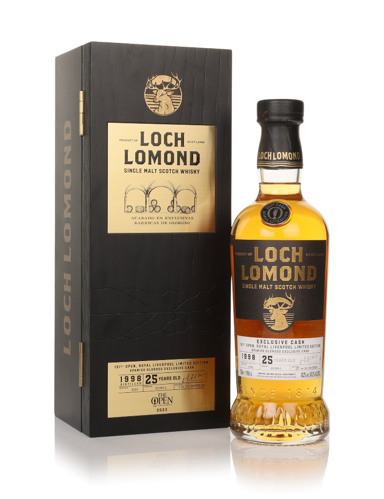 Loch Lomond 25 Year Old 1998 Exclusive Cask (cask 22/292-1) - 151st Open Royal Liverpool 2023 70cl product image