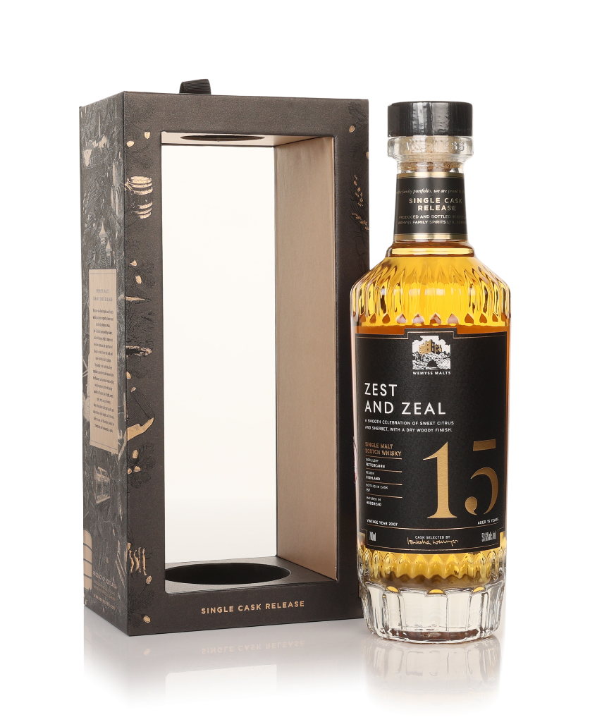 Zest And Zeal 15 Year Old 2007 - Wemyss Malts (Fettercairn) 70cl product image