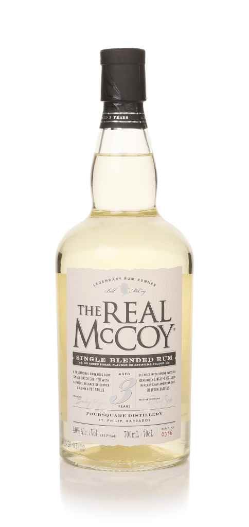 The Real McCoy 3 Year Old Single Blended Rum (40%) 70cl product image