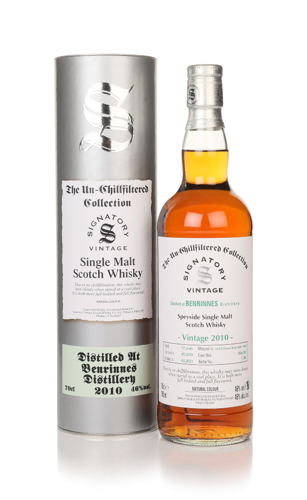 Benrinnes 12 Year Old 2010 (casks 104 & 106) - Un-Chilfiltered Collection (Signatory) 70cl product image